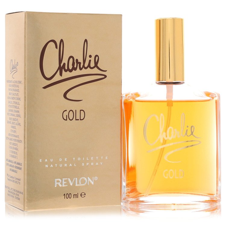 Charlie Gold by Revlon Eau De Toilette Spray 3.3 oz for Women Main image