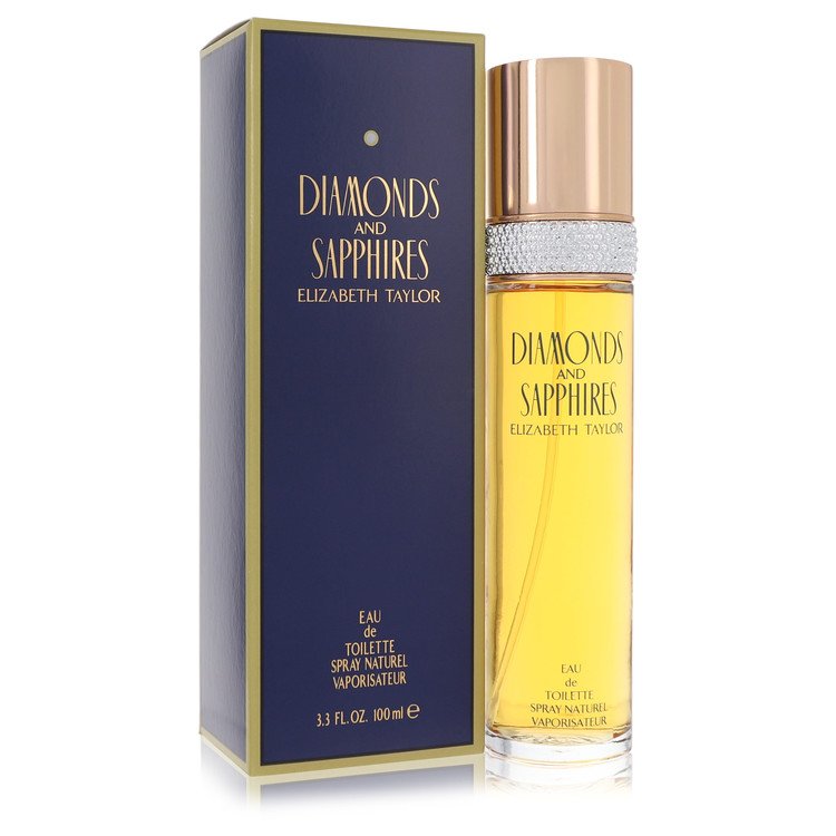 DIAMONDS Sapphires by Elizabeth Taylor Eau De Toilette Spray 3.4 oz for Women