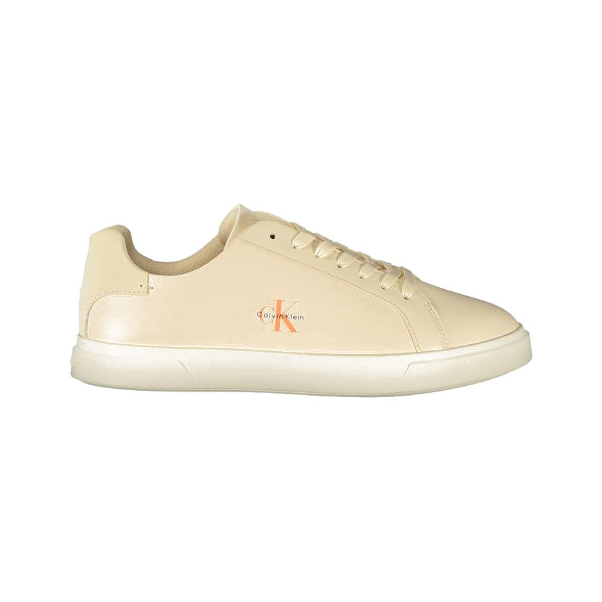 Calvin Klein Beige Polyurethane Women's Sneaker