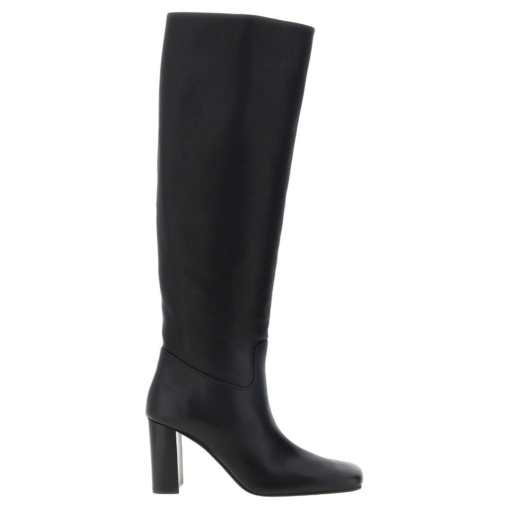 Khaite Black Calfskin Over The Knee for Women