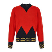Marni Red Wool Cardigan for Men