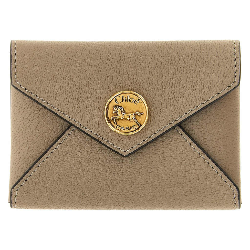 Chloé Beige Goatskin Cardholder for Women