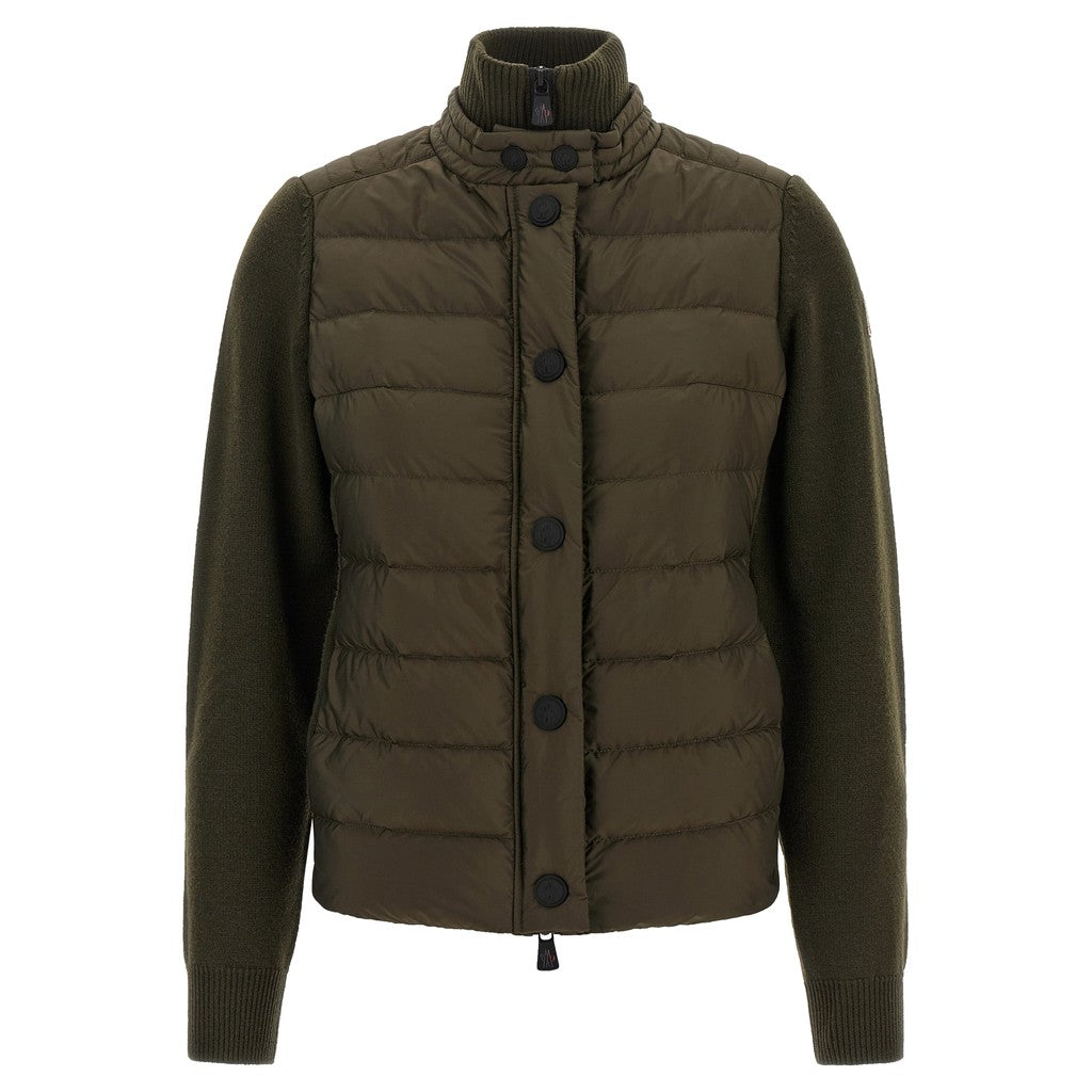 Moncler Grenoble Bicolor Polyamide Cardigan for Women