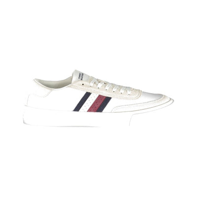 Tommy Hilfiger White Leather Men Sneaker