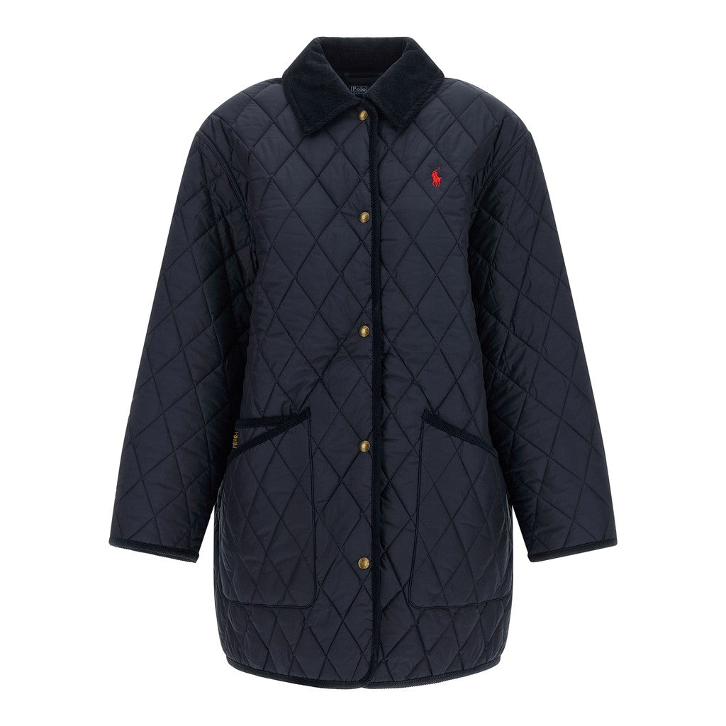 Polo Ralph Lauren Blue Polyester Full-Length Jacket for Women