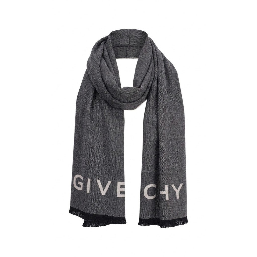 Givenchy Gray Wool Scarf for Women
