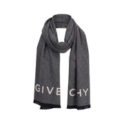 Givenchy Gray Wool Scarf for Women