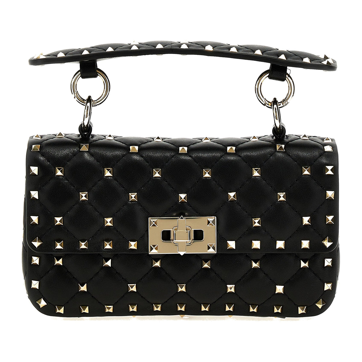Valentino Garavani Black Lamb Leather Handbag for Women