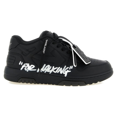Off-White Bicolor Calfskin Low Top Sneakers for Men
