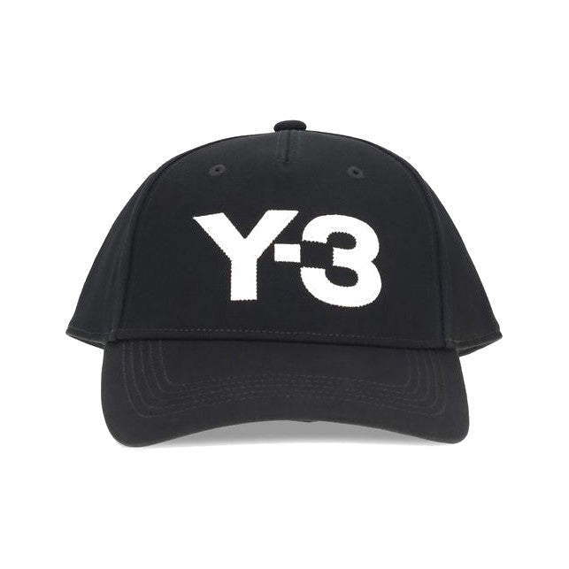 Y-3 Black Cotton Cap (Baseball Hat) for Men