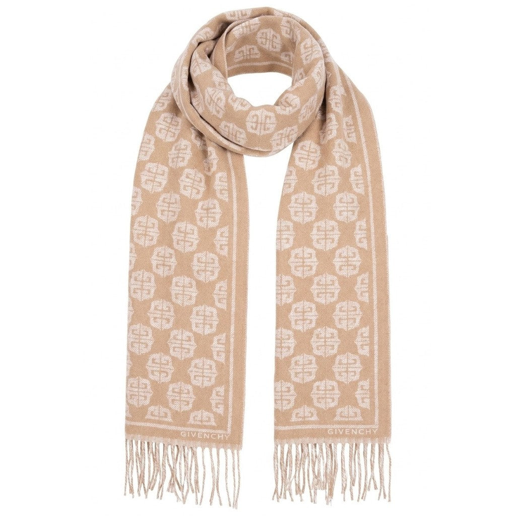 Givenchy Beige Wool Scarf for Women