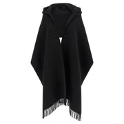Brunello Cucinelli Black Wool Scarf for Women