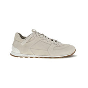 Brunello Cucinelli Beige Calf Leather Bos Taurus Low Top Sneakers for Women