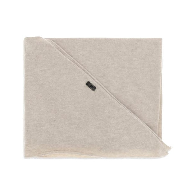 Brunello Cucinelli Beige Cashmere Scarf for Women