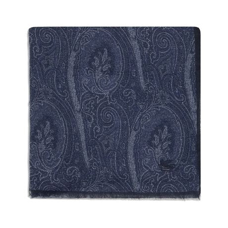 Etro Blue Modal Foulard for Men