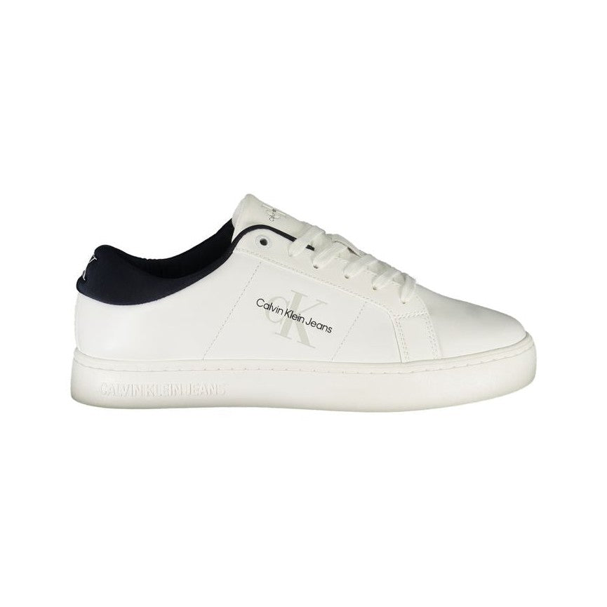 Calvin Klein Bianco Polyurethane Men Sneaker