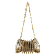 Paco Rabanne Gold Stainless Steel Shoulder Bag for Women