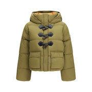 Ganni Bicolor Nylon Full-Length Jacket for Women