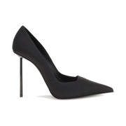 Le Silla Black Calf Leather Bos Taurus High Heel Pumps for Women