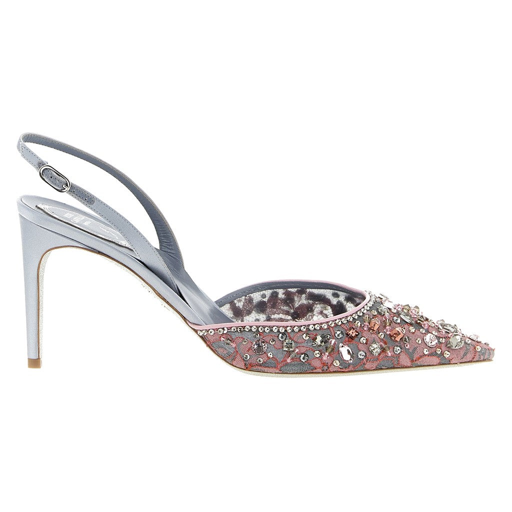 RENE CAOVILLA Multicolor Glass High Heel Pumps for Women