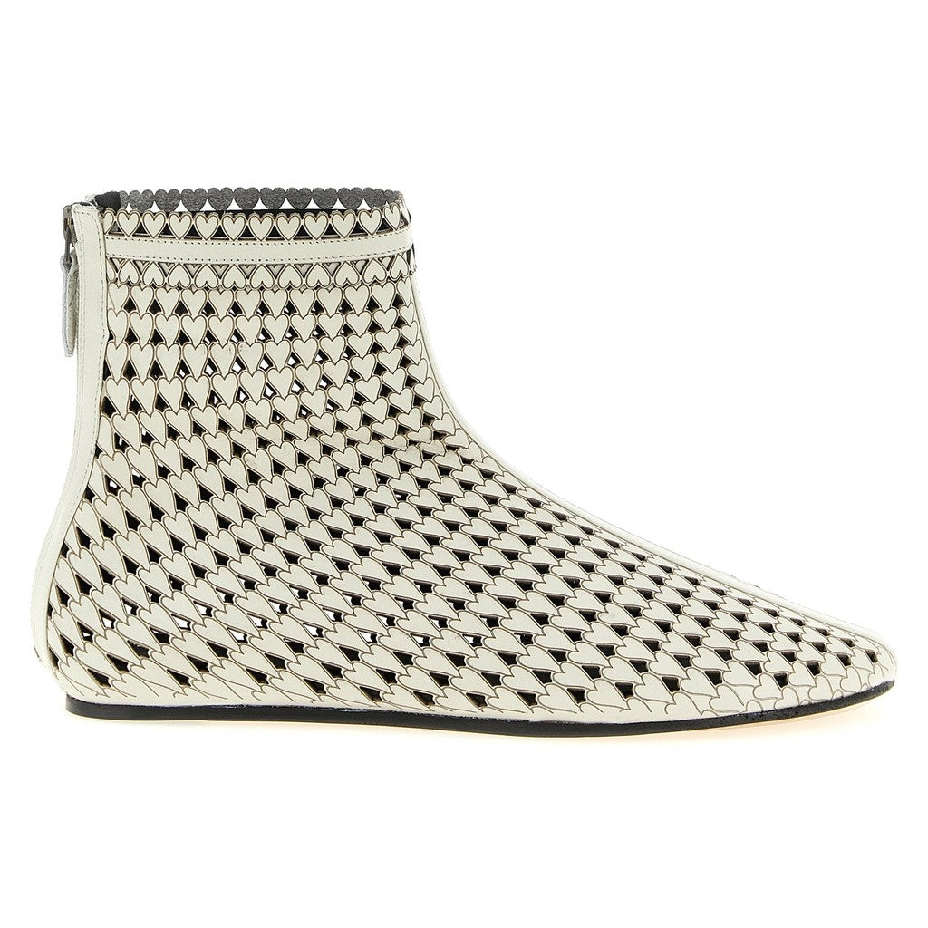 Isabel Marant Beige Calfskin Ankle Boots for Women