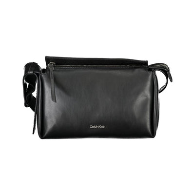 Calvin Klein Black Polyester Women Shoulder Bag