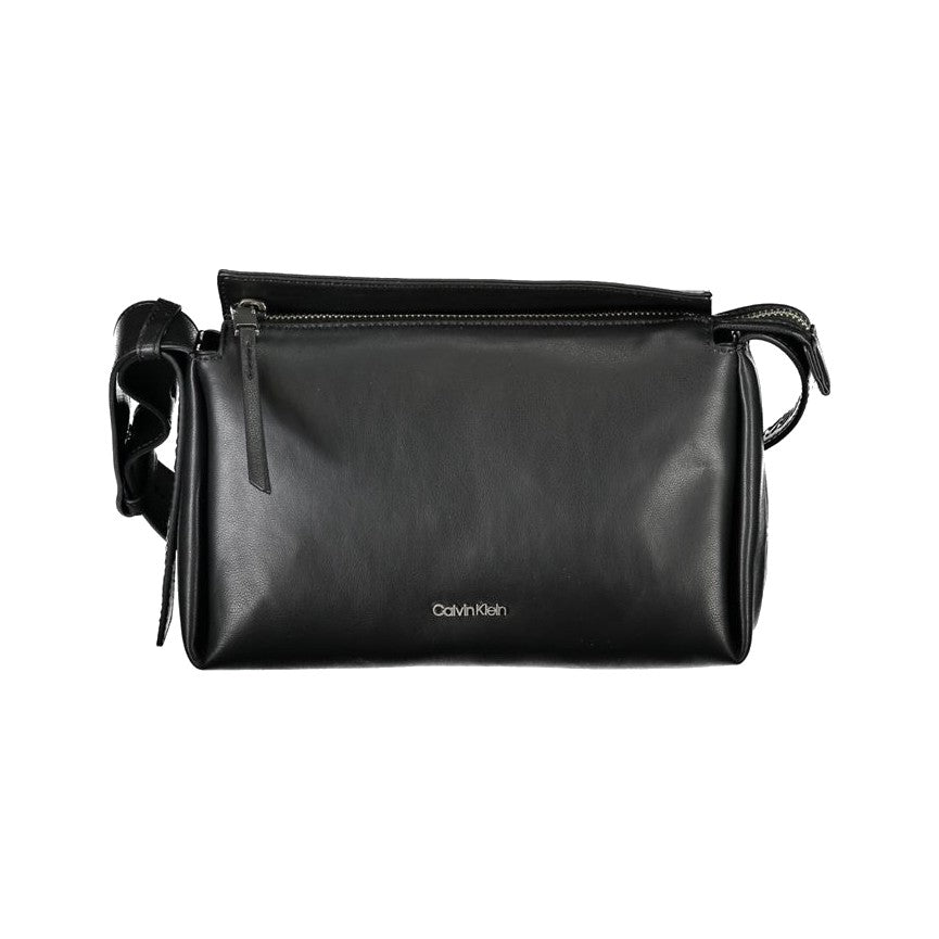 Calvin Klein Black Polyester Women Shoulder Bag