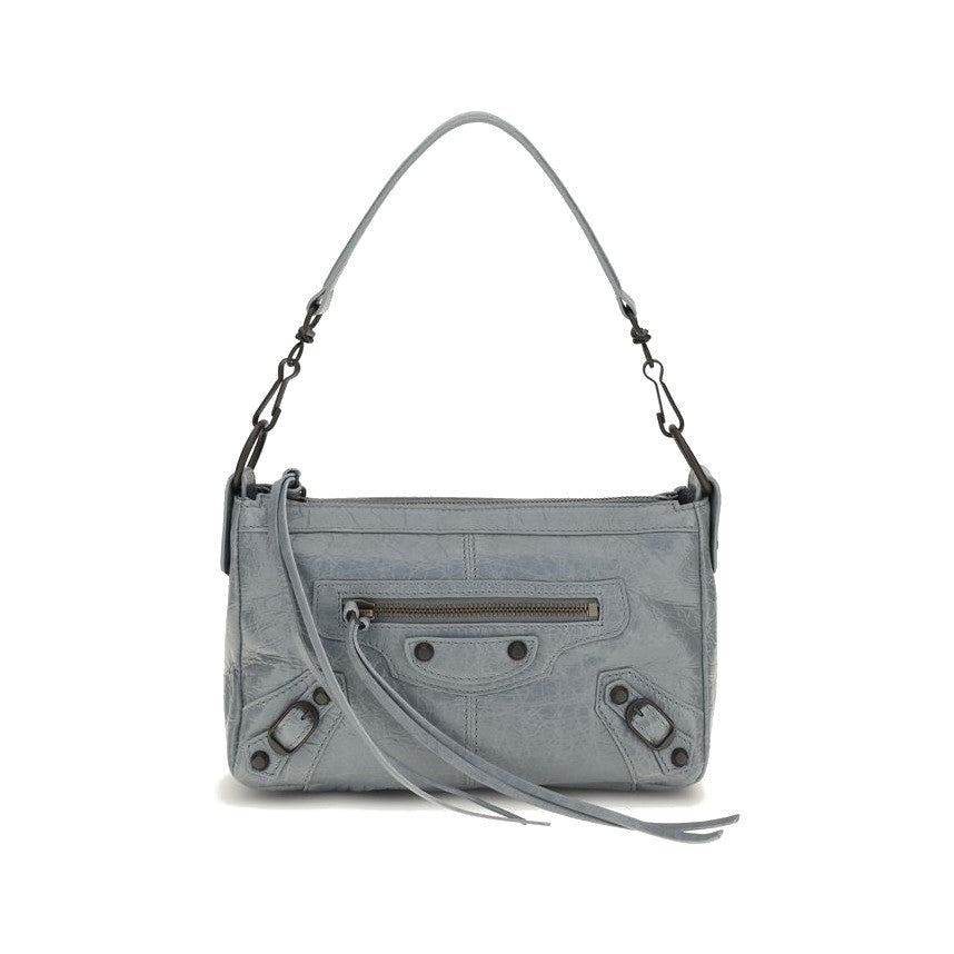 Balenciaga Gray Lamb Ovis Aries Aries Handbag for Women