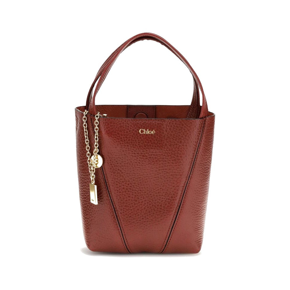 Chloé Red Calf Leather Bos Taurus Shoulder Bag for Women