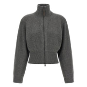 Brunello Cucinelli Gray Cashmere Cardigan for Women