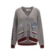 Off-White Gray Wool Oves Aries Cardigan for Women