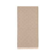 Gucci Beige Wool Oves Aries Foulard for Women