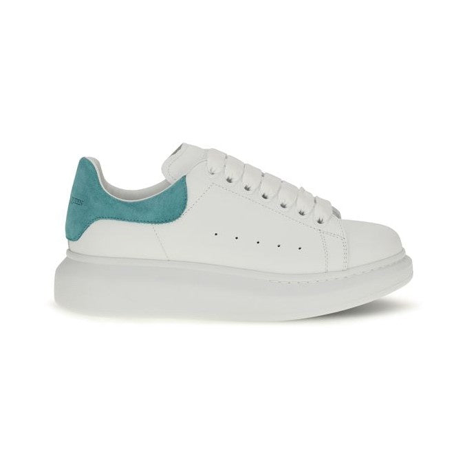 Alexander McQueen White Calf Leather Bos Taurus Chunky Sneakers for Women