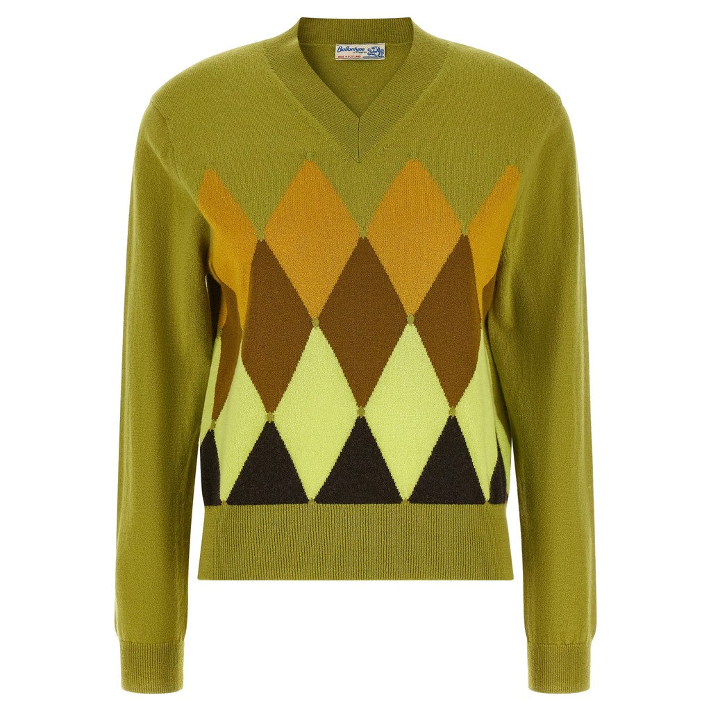Ballantyne Bicolor Cashmere Cardigan for Women
