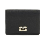 Ganni Black Recycled Polyester Wallet for Women