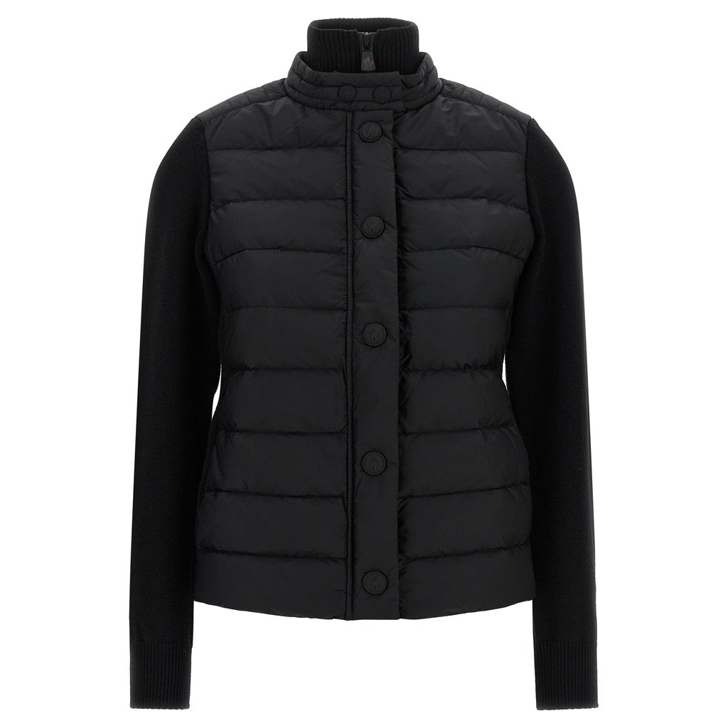 Moncler Grenoble Black Polyamide Cardigan for Women