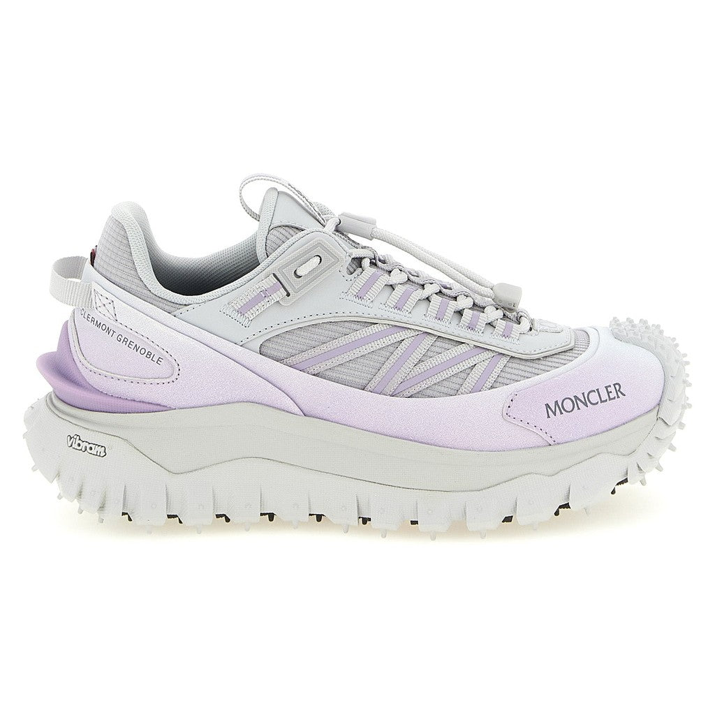Moncler Purple Polyester Athletic Sneakers for Women