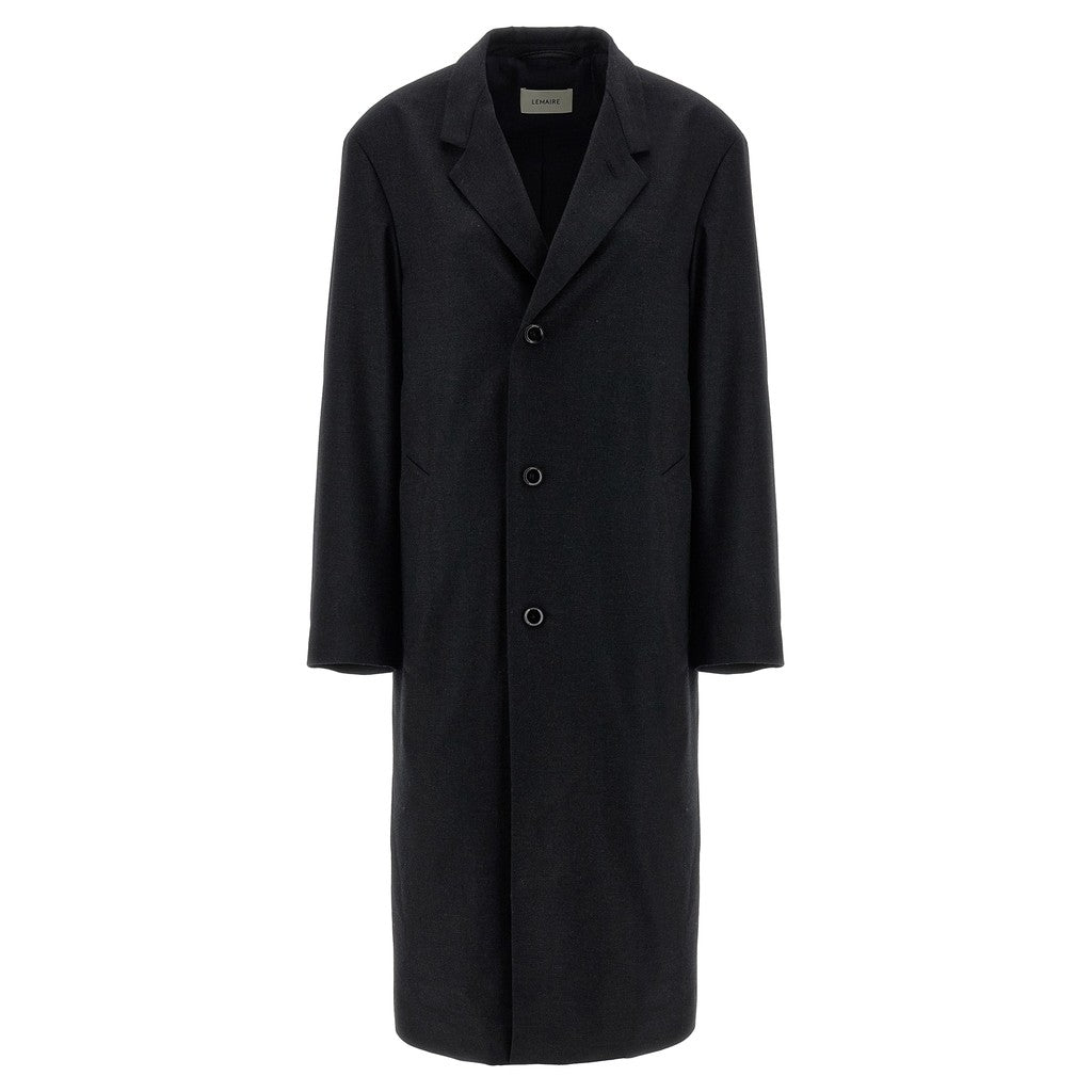 Lemaire Gray Cashmere Coat for Women