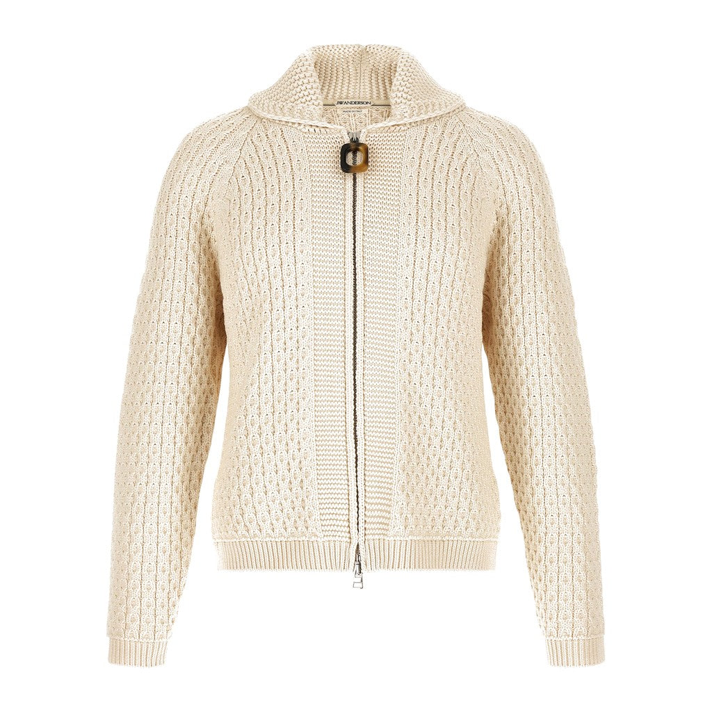 J.W.Anderson White Cotton Cardigan for Men
