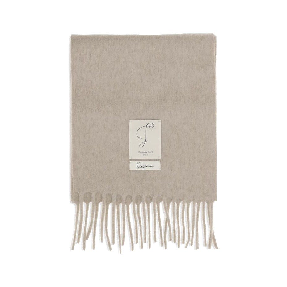 Jacquemus Beige Wool Oves Aries Scarf for Men
