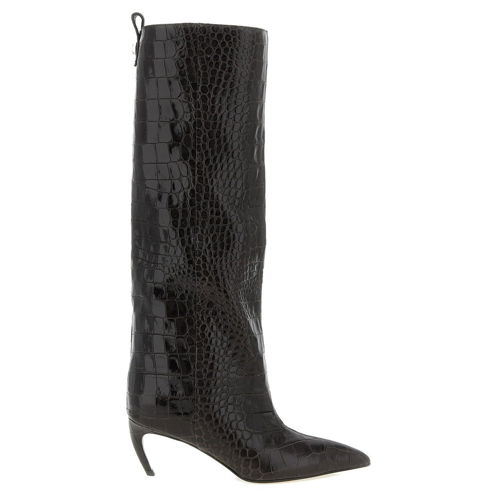 The Attico Brown Bovine Leather Over The Knee for Women