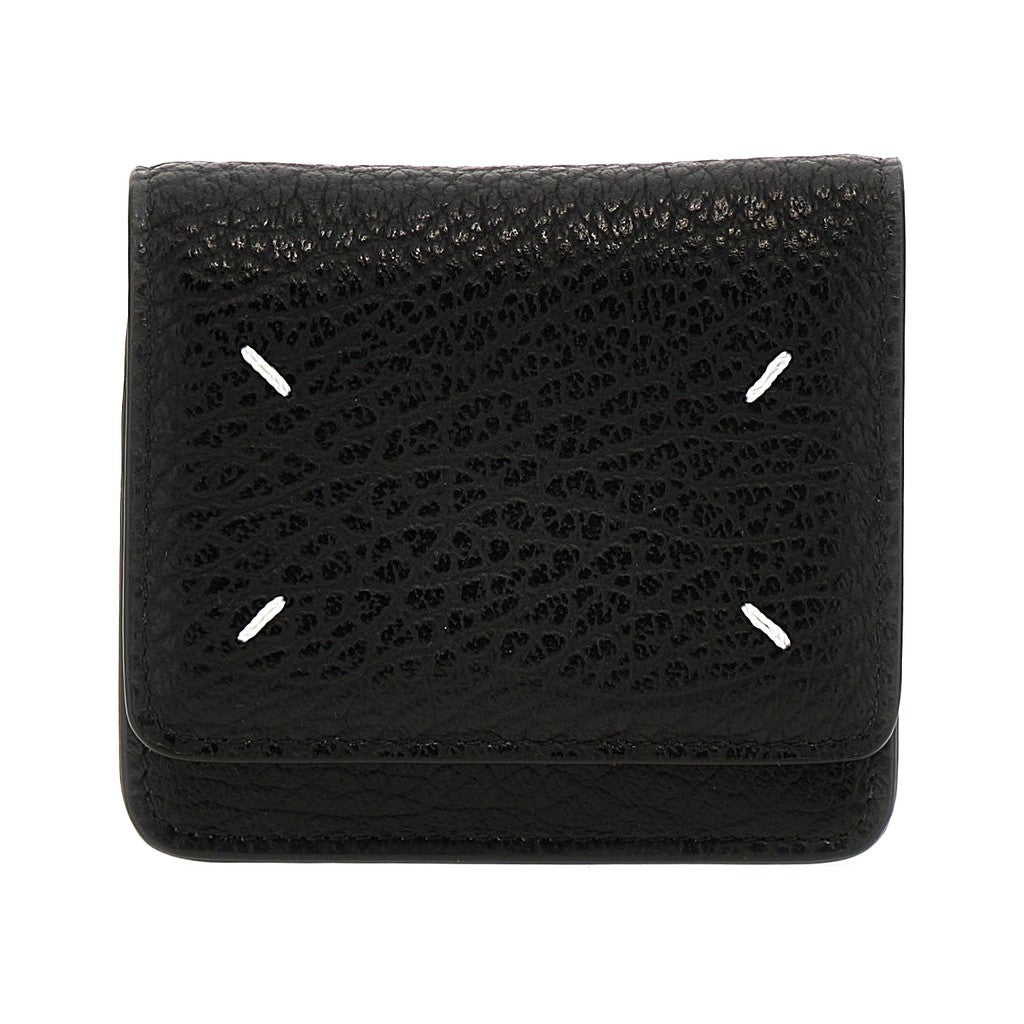 Maison Margiela Black Calfskin Cardholder for Women