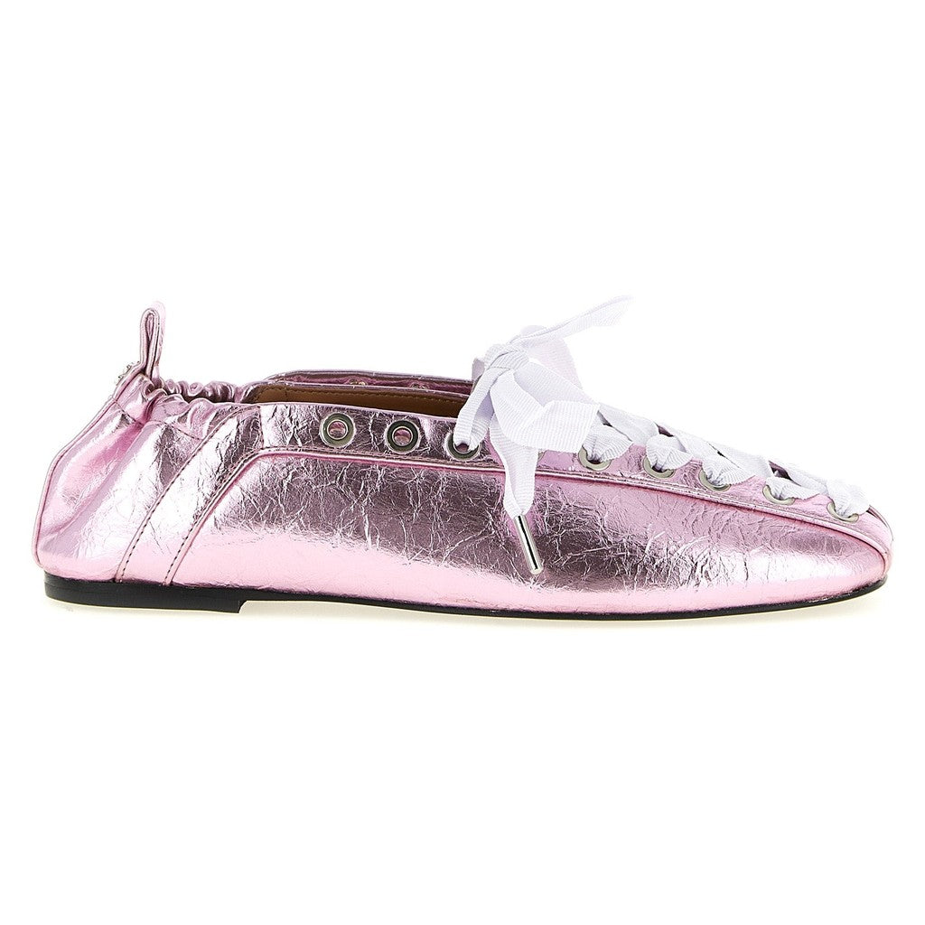 Ganni Multicolor Polyethylene Ballet Flats for Women