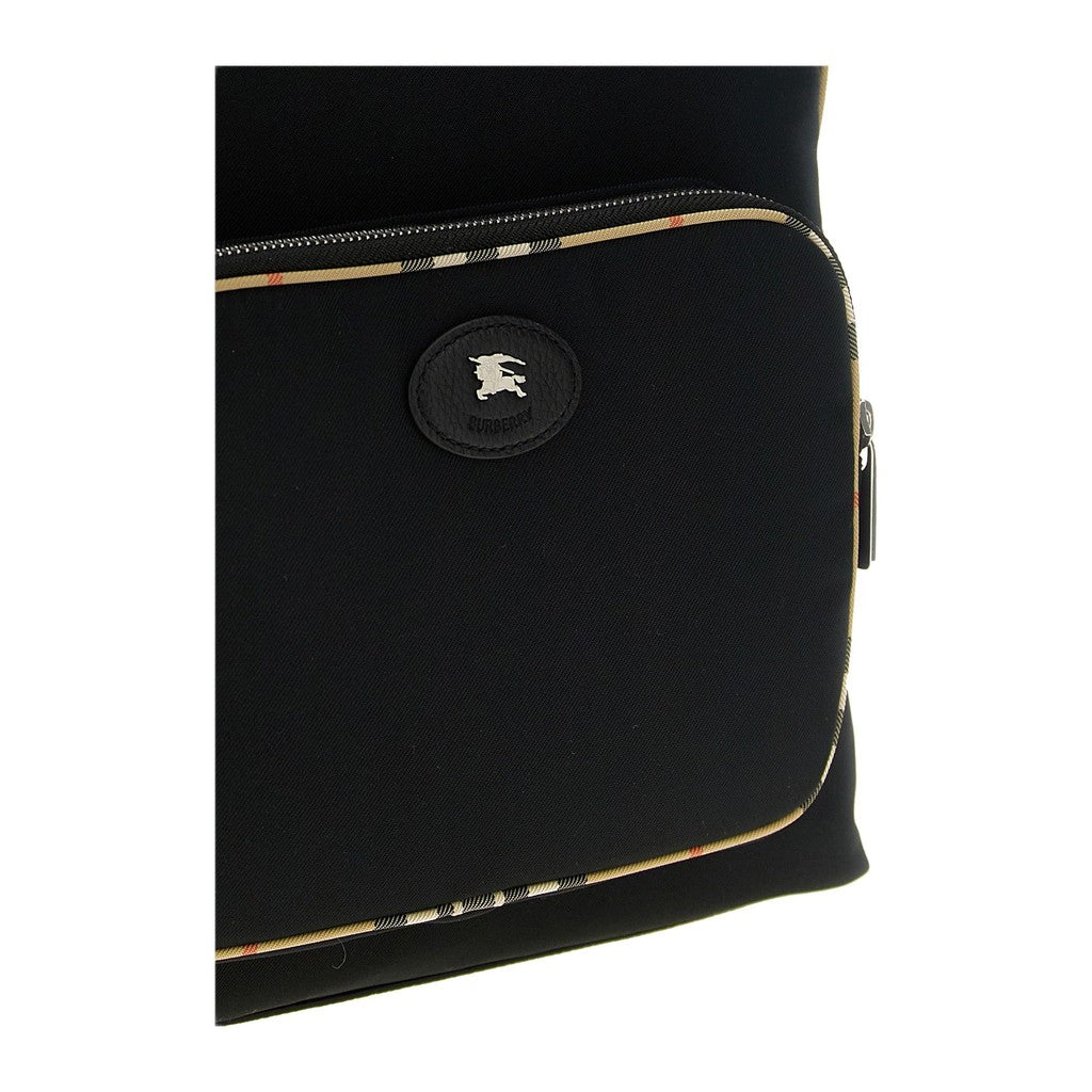 Burberry Black Polyester Backpack for Men
