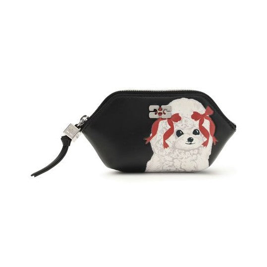 Ganni Black Polyester Wallet for Women