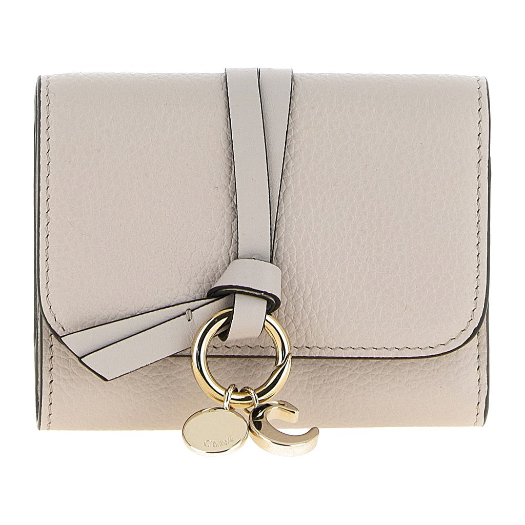 Chloé Gray Calfskin Cardholder for Women