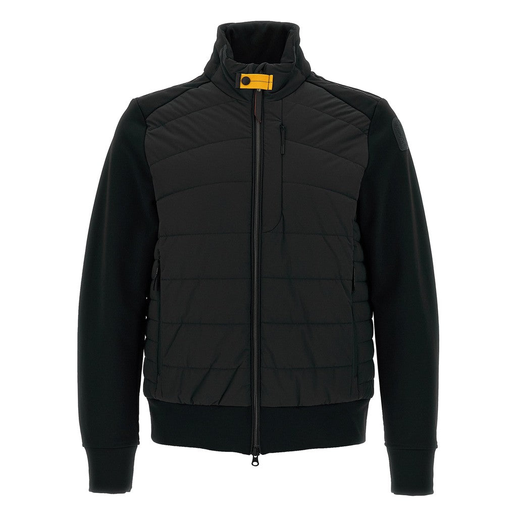 Parajumpers Black Polyamide Full-Length Jacket for Men