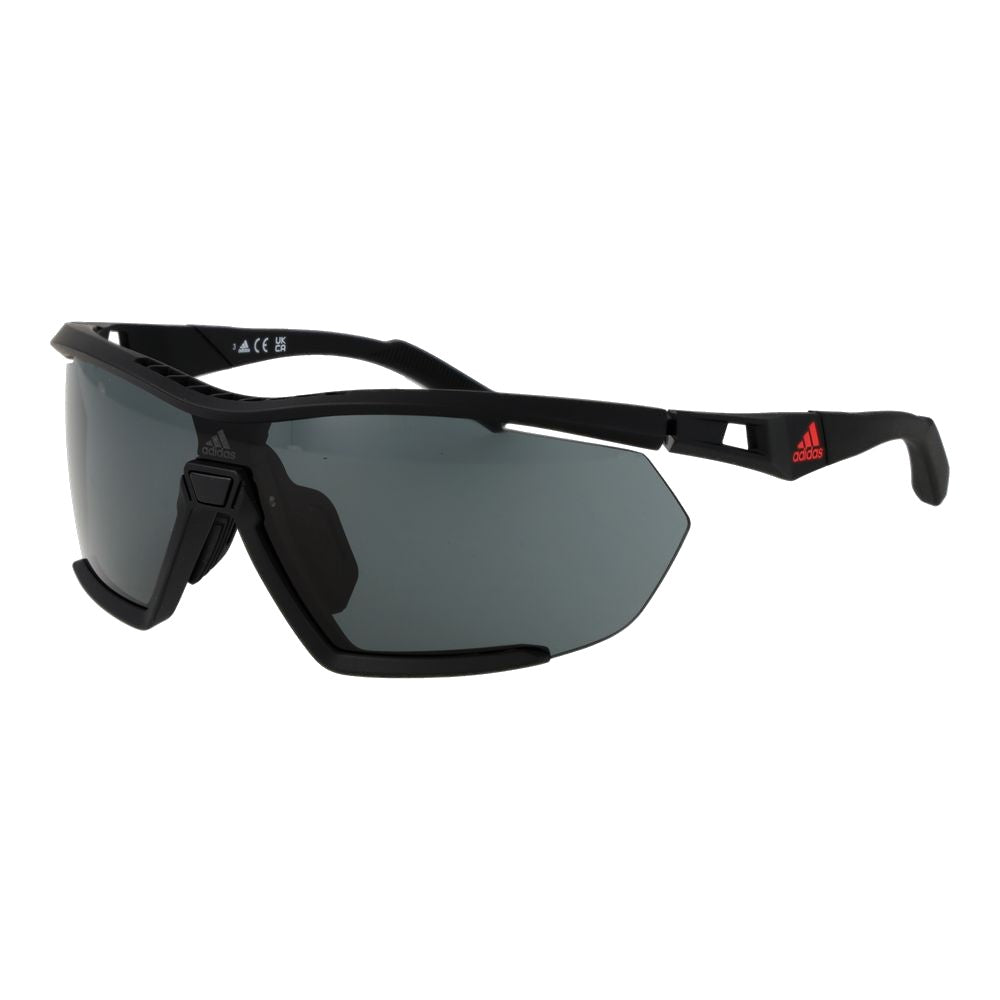 Adidas Unisex Mono Lens Sunglasses – Black Plastic