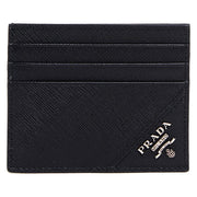 Prada Black Calfskin Cardholder for Men