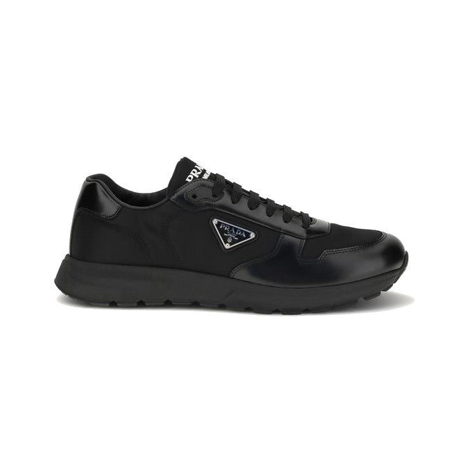Prada Black Recycled Polyamide Athletic Sneakers for Men